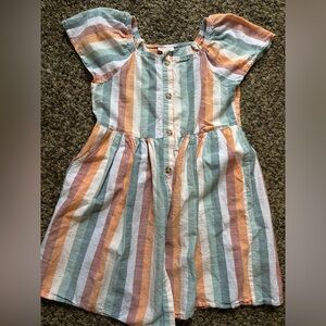 Cat & Jack Striped Button Dress